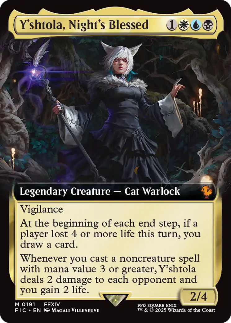 Y'shtola, Night's Blessed (Extended Art) [FINAL FANTASY Commander] | Anubis Games and Hobby
