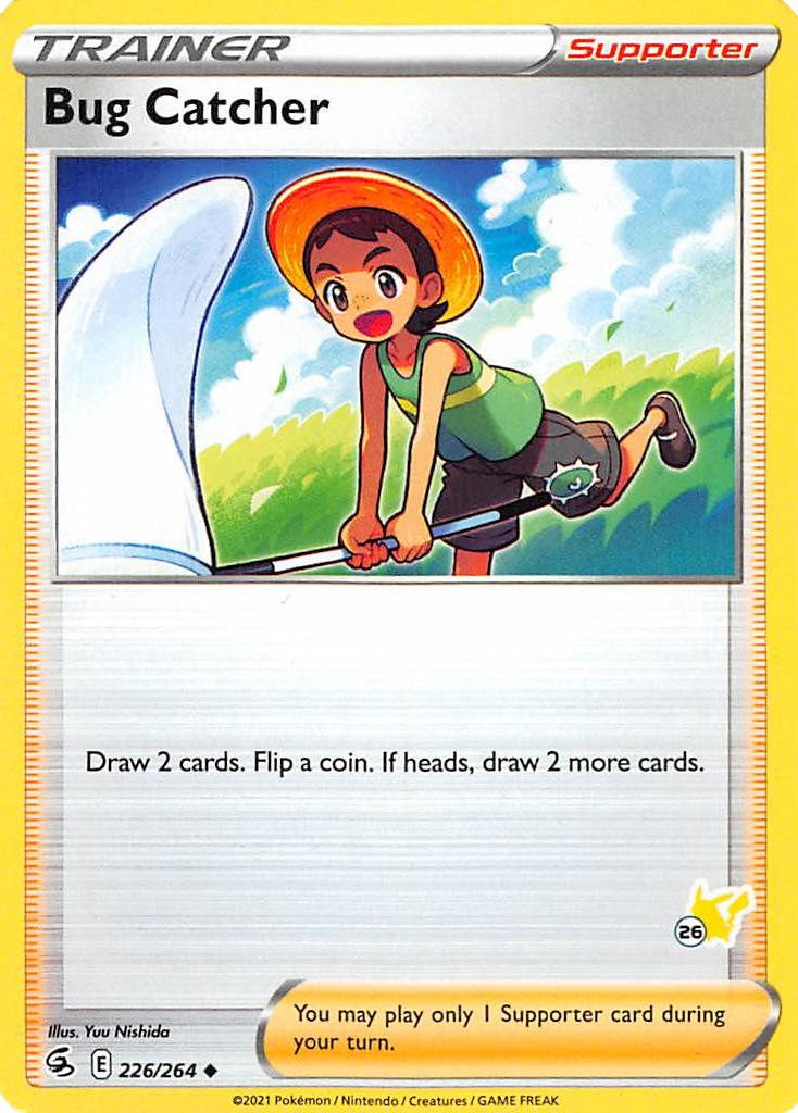 Bug Catcher (226/264) (Pikachu Stamp #26) [Battle Academy 2022] | Anubis Games and Hobby