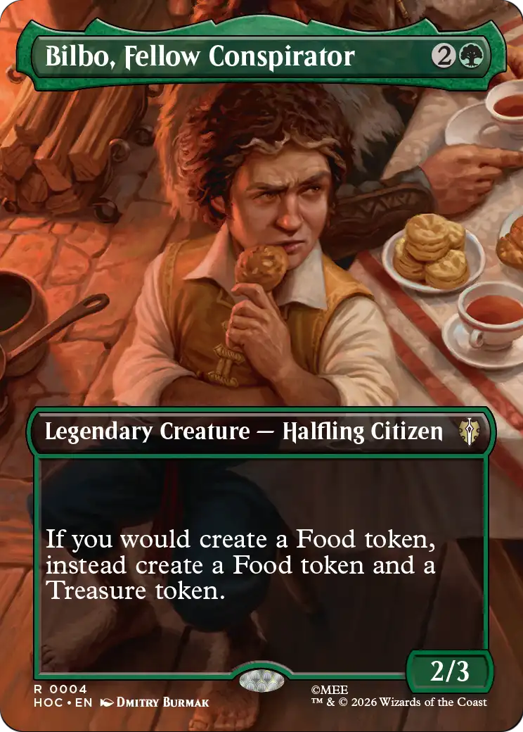 Bilbo, Fellow Conspirator (Borderless) [The Hobbit: Eternal-Legal] | Anubis Games and Hobby