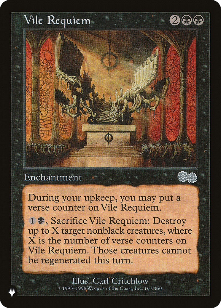 Vile Requiem (USG) [The List Reprints] | Anubis Games and Hobby