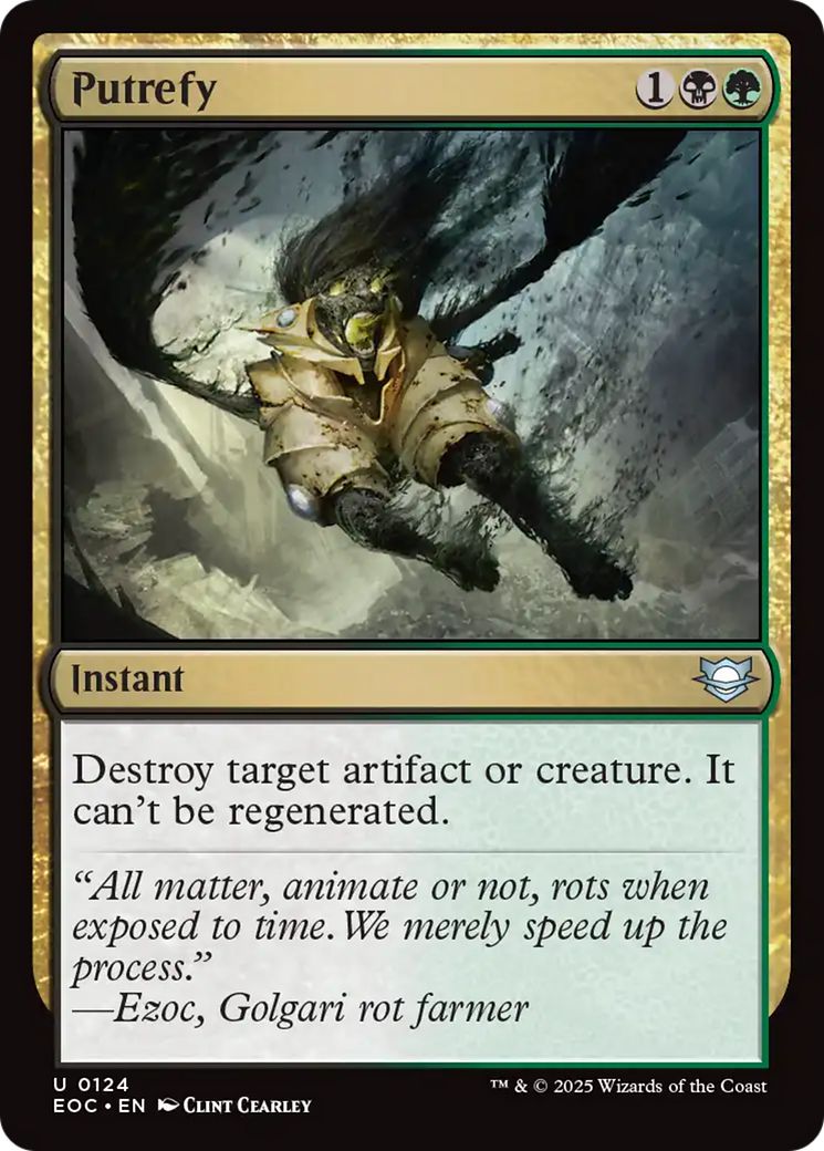 Putrefy [Edge of Eternities Commander] | Anubis Games and Hobby