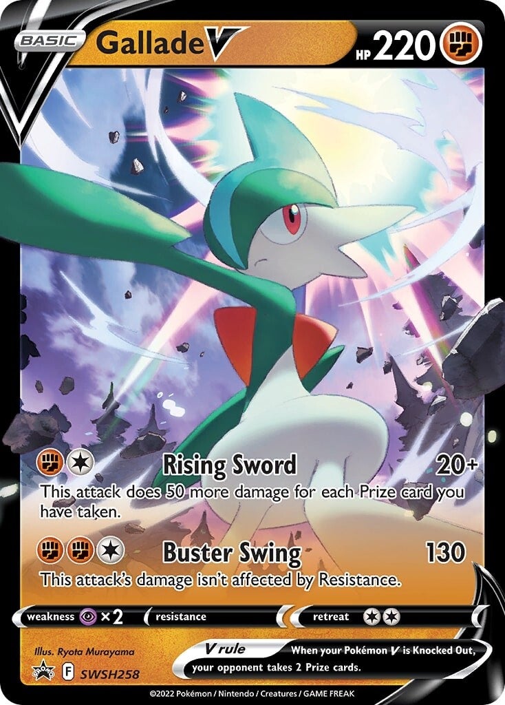 Gallade V (SWSH258) [Sword & Shield: Black Star Promos] | Anubis Games and Hobby