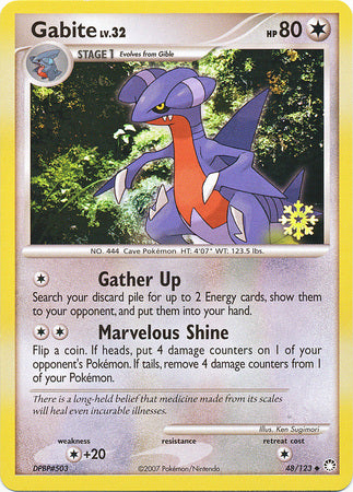 Gabite (48/123) [Countdown Calendar Promos] | Anubis Games and Hobby