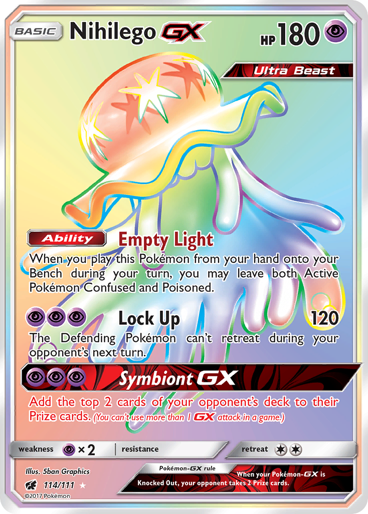 Nihilego GX (114/111) [Sun & Moon: Crimson Invasion] | Anubis Games and Hobby