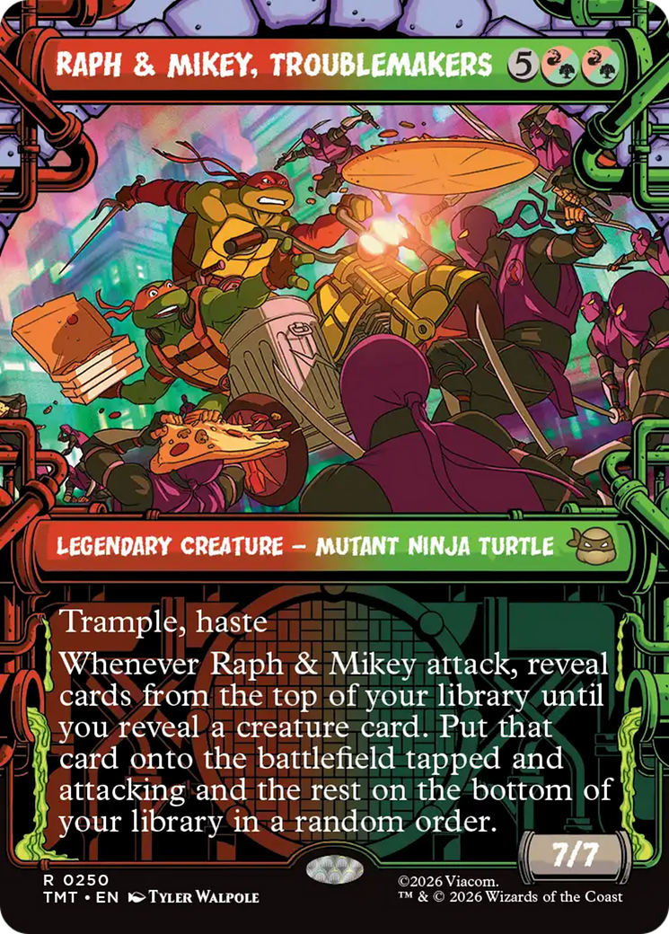 Raph & Mikey, Troublemakers (Showcase) [Teenage Mutant Ninja Turtles] | Anubis Games and Hobby