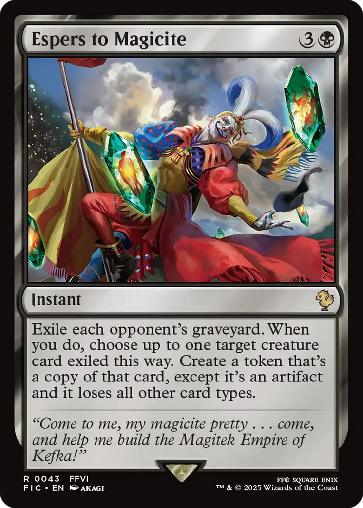 Espers to Magicite [FINAL FANTASY Commander] | Anubis Games and Hobby