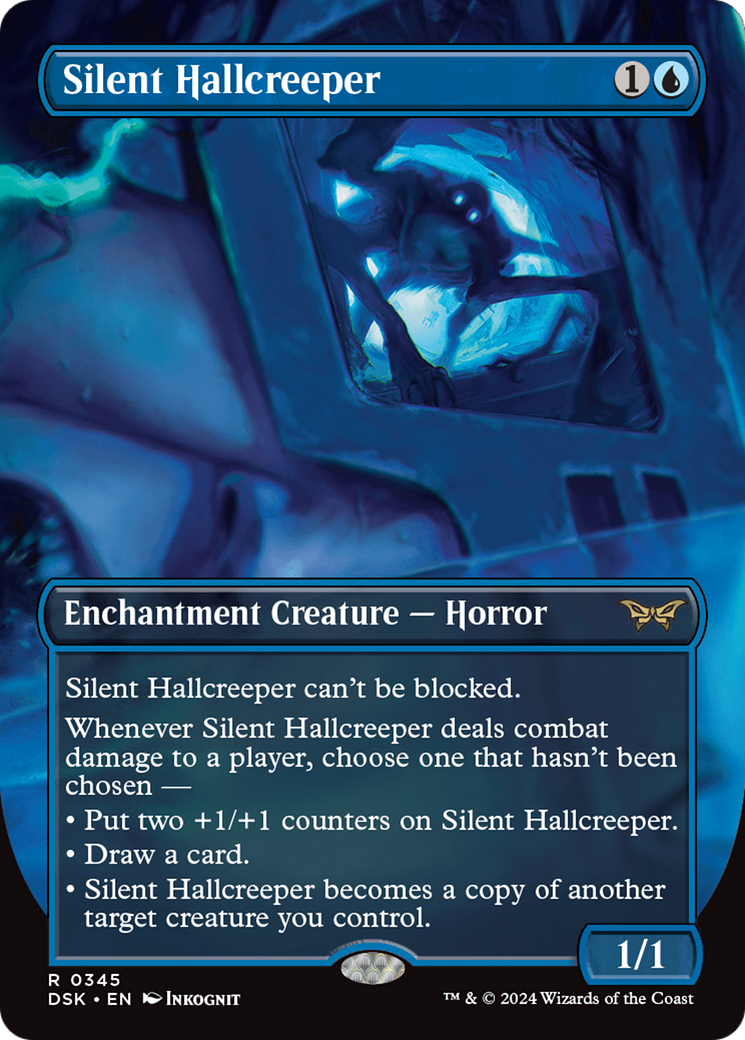 Silent Hallcreeper (Borderless) [Duskmourn: House of Horror] | Anubis Games and Hobby