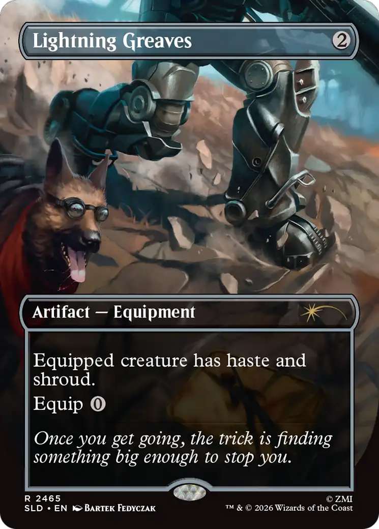 Lightning Greaves (2465) [Secret Lair Drop Series] | Anubis Games and Hobby