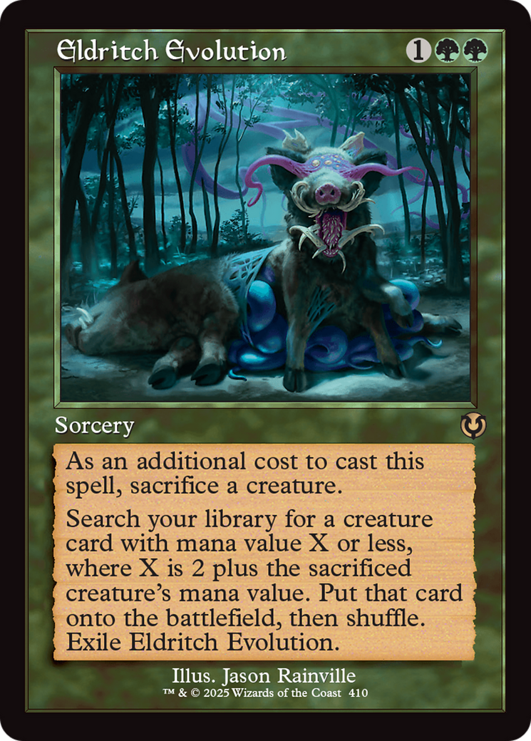 Eldritch Evolution (Retro Frame) [Innistrad Remastered] | Anubis Games and Hobby