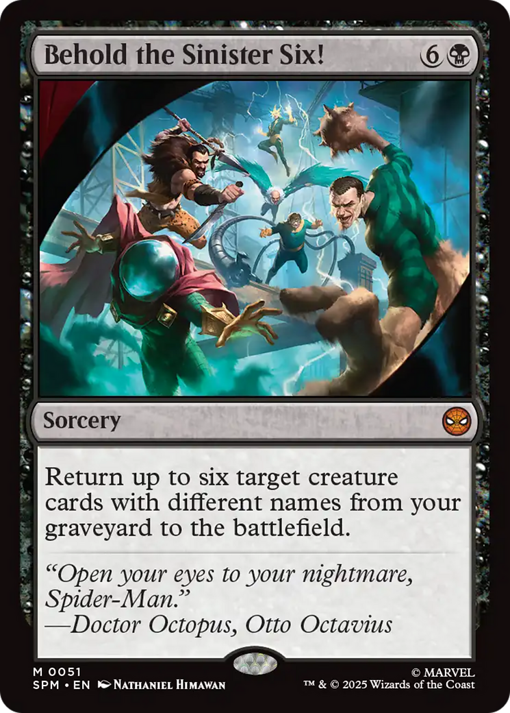 Behold the Sinister Six! [Marvel's Spider-Man] | Anubis Games and Hobby