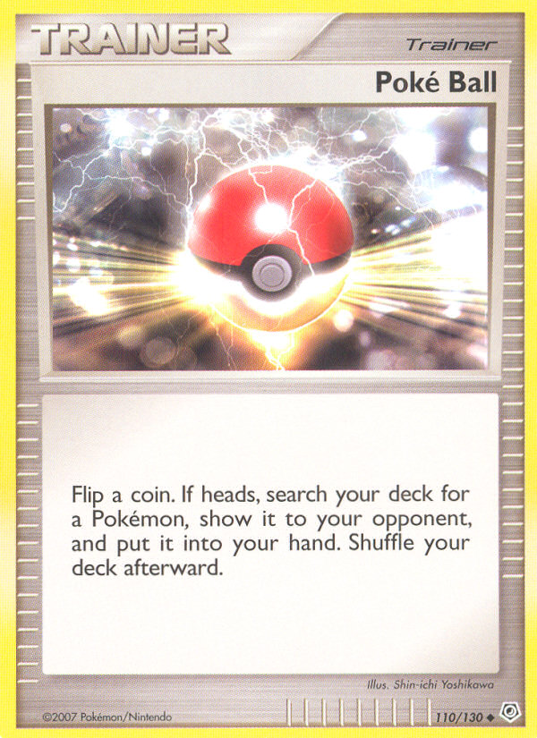 Poke Ball (110/130) [Diamond & Pearl: Base Set] | Anubis Games and Hobby