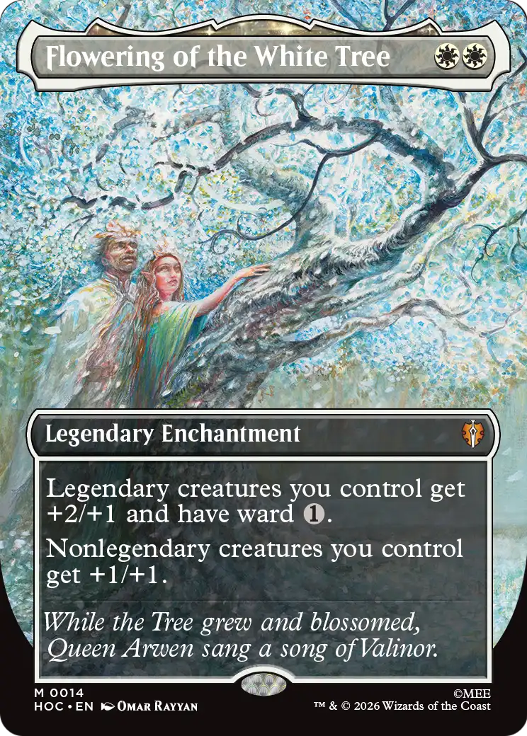 Flowering of the White Tree (Borderless) [The Hobbit: Eternal-Legal] | Anubis Games and Hobby