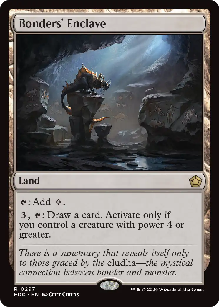 Bonders' Enclave [Foundations Commander] | Anubis Games and Hobby