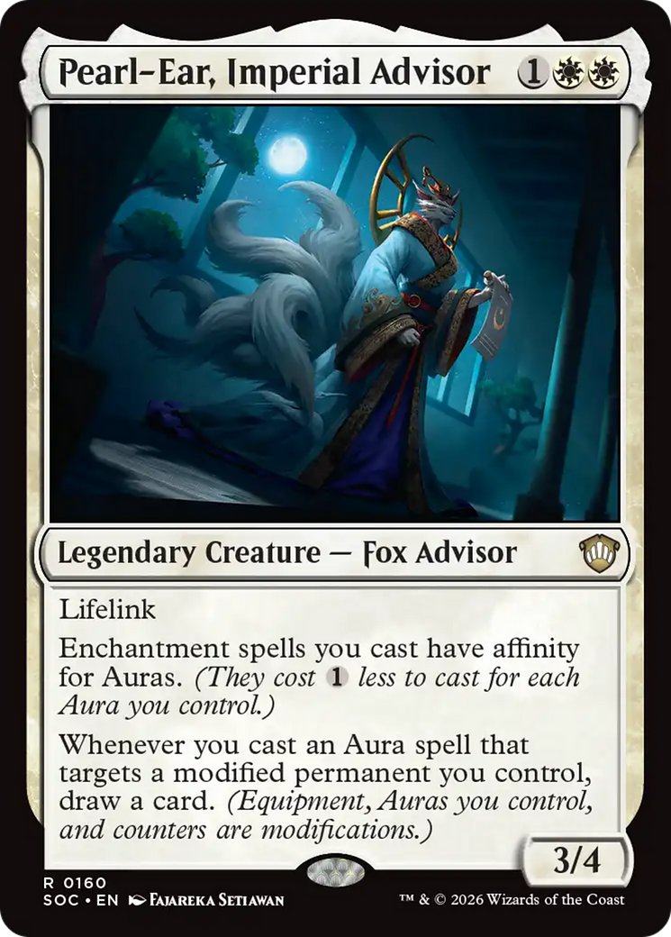 Pearl-Ear, Imperial Advisor [Secrets of Strixhaven Commander] | Anubis Games and Hobby