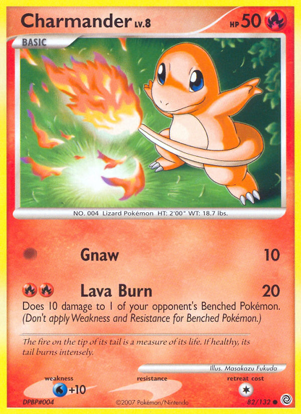 Charmander (82/132) [Diamond & Pearl: Secret Wonders] | Anubis Games and Hobby