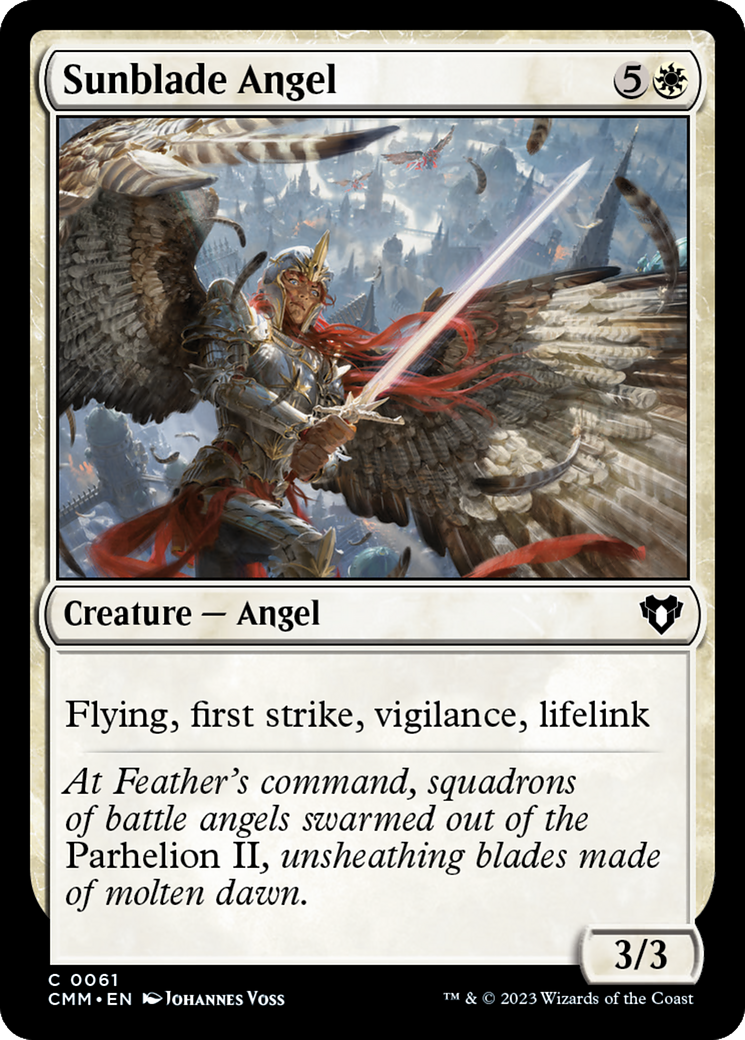 Sunblade Angel [Commander Masters] | Anubis Games and Hobby