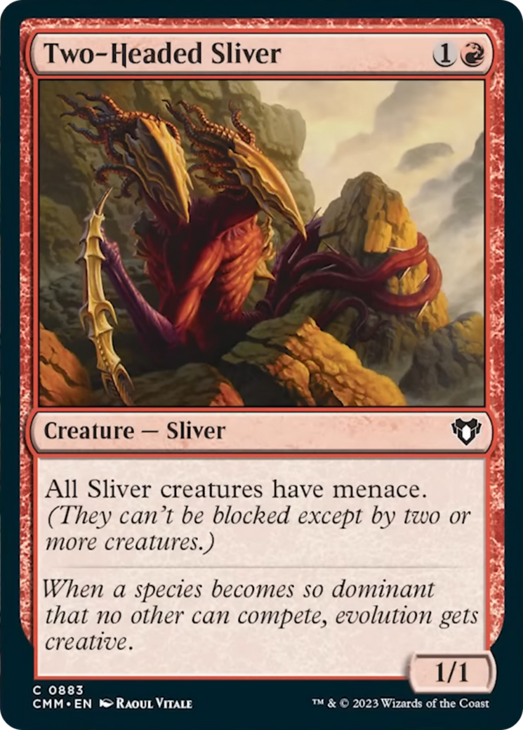 Two-Headed Sliver [Commander Masters] | Anubis Games and Hobby