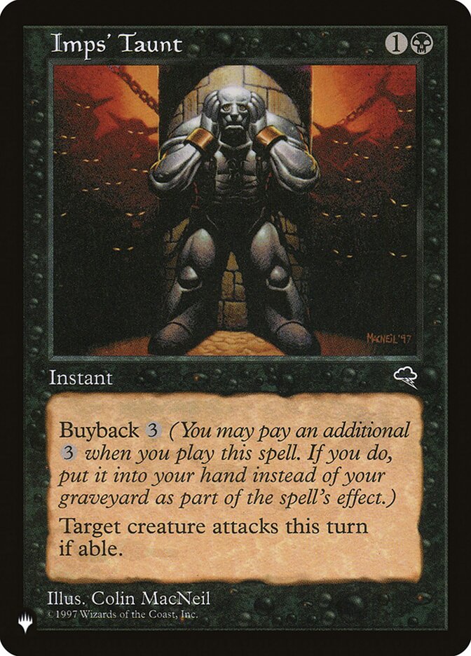 Imps' Taunt [The List] | Anubis Games and Hobby