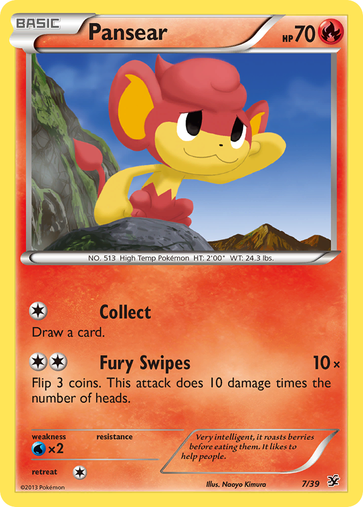 Pansear (7/39) [XY: Kalos Starter Set] | Anubis Games and Hobby
