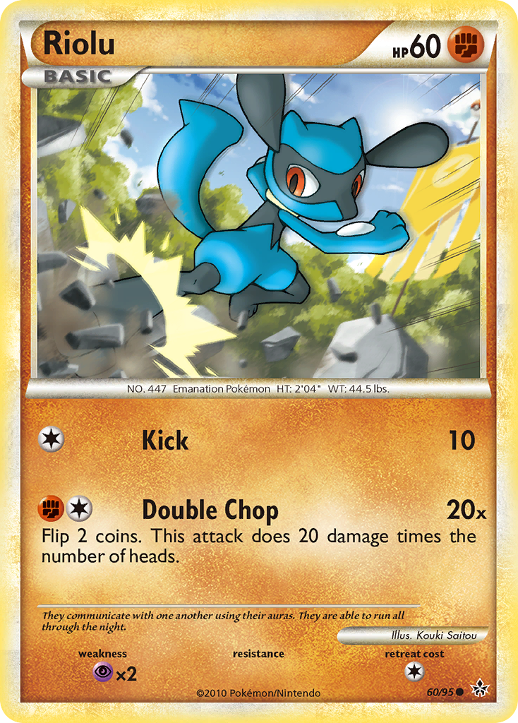 Riolu (60/95) [HeartGold & SoulSilver: Unleashed] | Anubis Games and Hobby