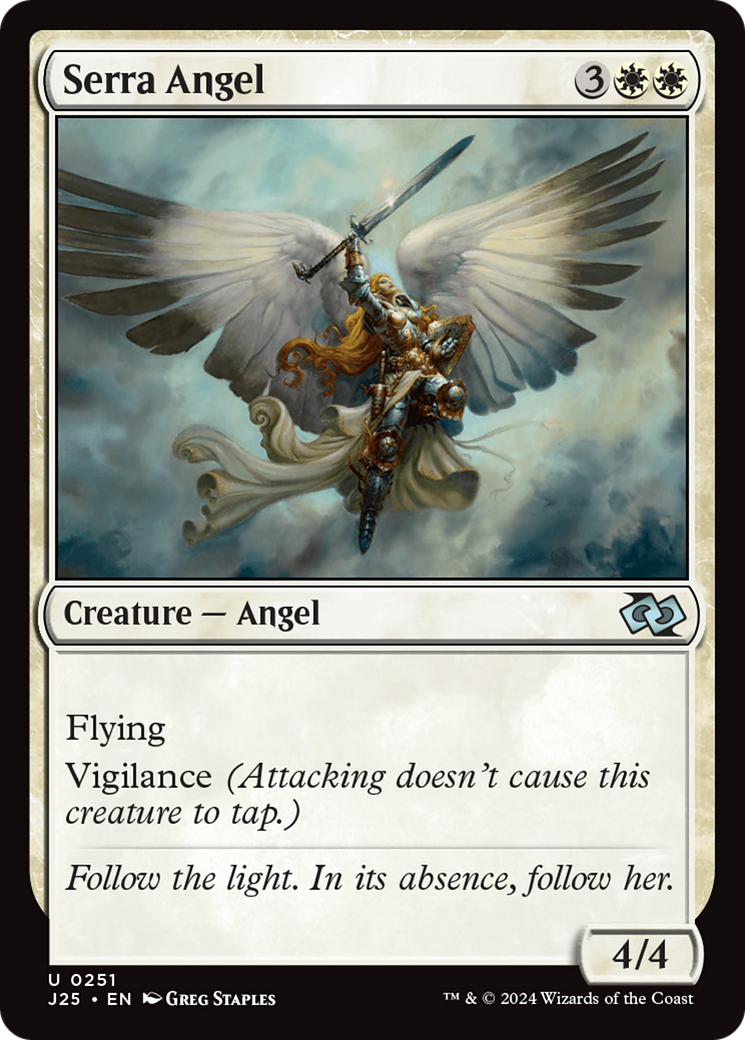 Serra Angel [Foundations Jumpstart] | Anubis Games and Hobby