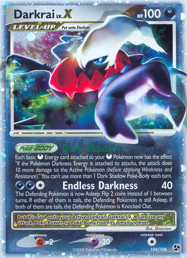 Darkrai LV.X (104/106) [Diamond & Pearl: Great Encounters] | Anubis Games and Hobby