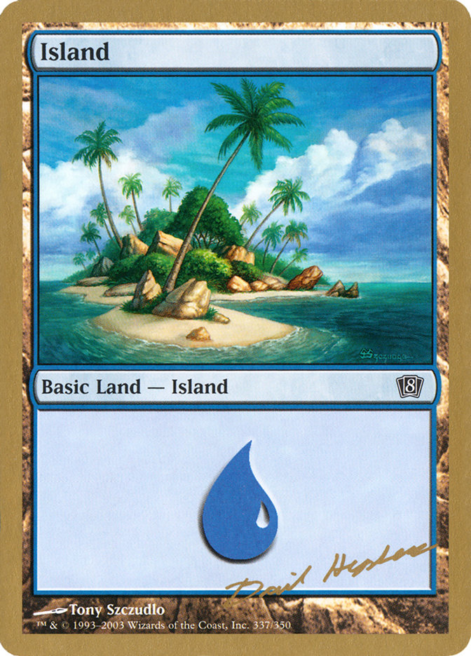 Island (dh337) (Dave Humpherys) [World Championship Decks 2003] | Anubis Games and Hobby