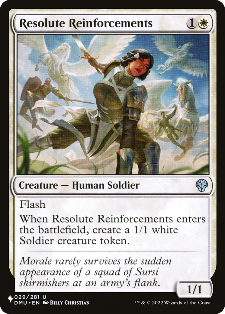 Resolute Reinforcements [The List Reprints] | Anubis Games and Hobby