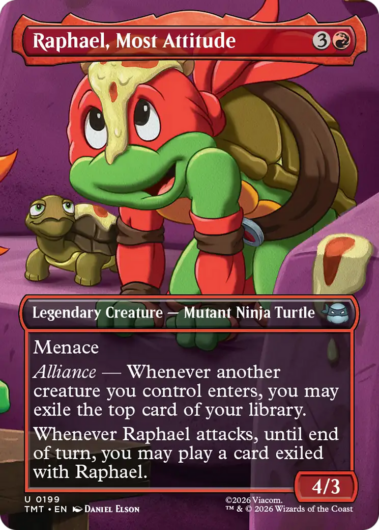 Raphael, Most Attitude (Borderless) [Teenage Mutant Ninja Turtles] | Anubis Games and Hobby