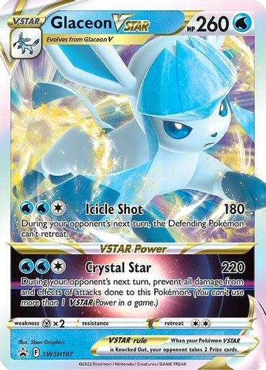 Glaceon VSTAR (SWSH197) [Sword & Shield: Black Star Promos] | Anubis Games and Hobby