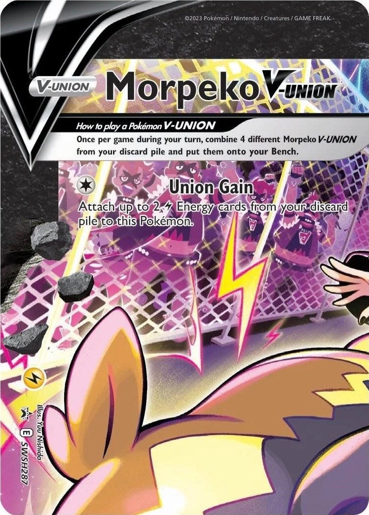 Morpeko V-Union (SWSH287) [Sword & Shield: Black Star Promos] | Anubis Games and Hobby