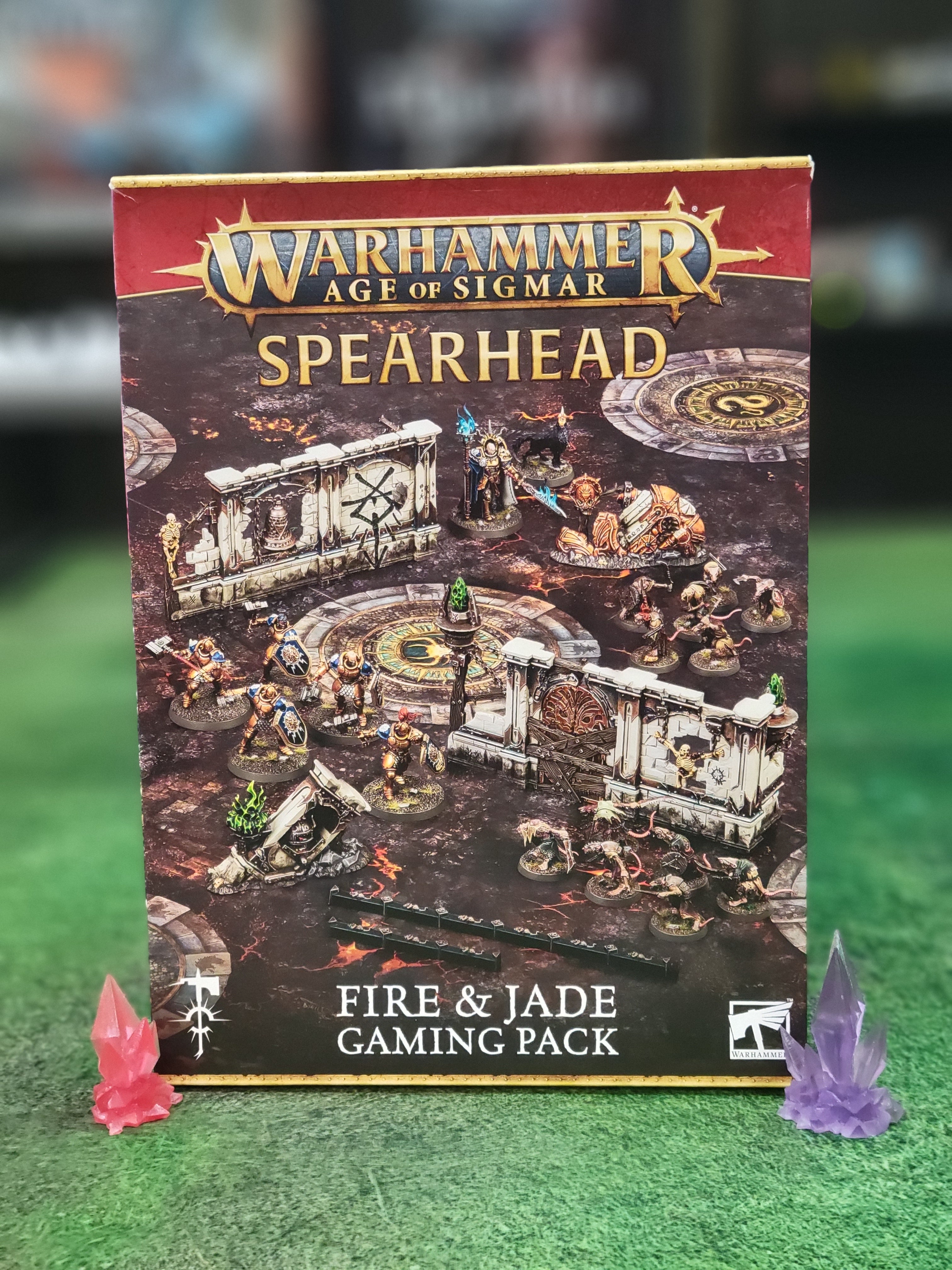 Age of Sigmar Fire and Jade Gaming Pack | Anubis Games and Hobby