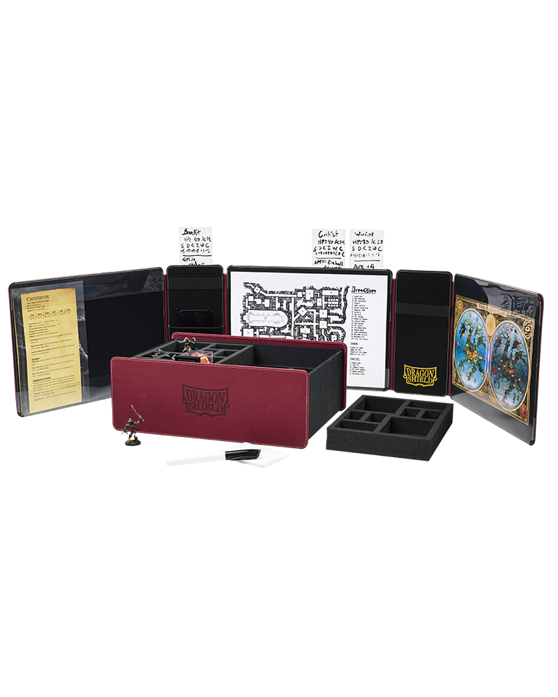 Dragon Shield Roleplaying Game Master Companion - Blood Red | Anubis Games and Hobby