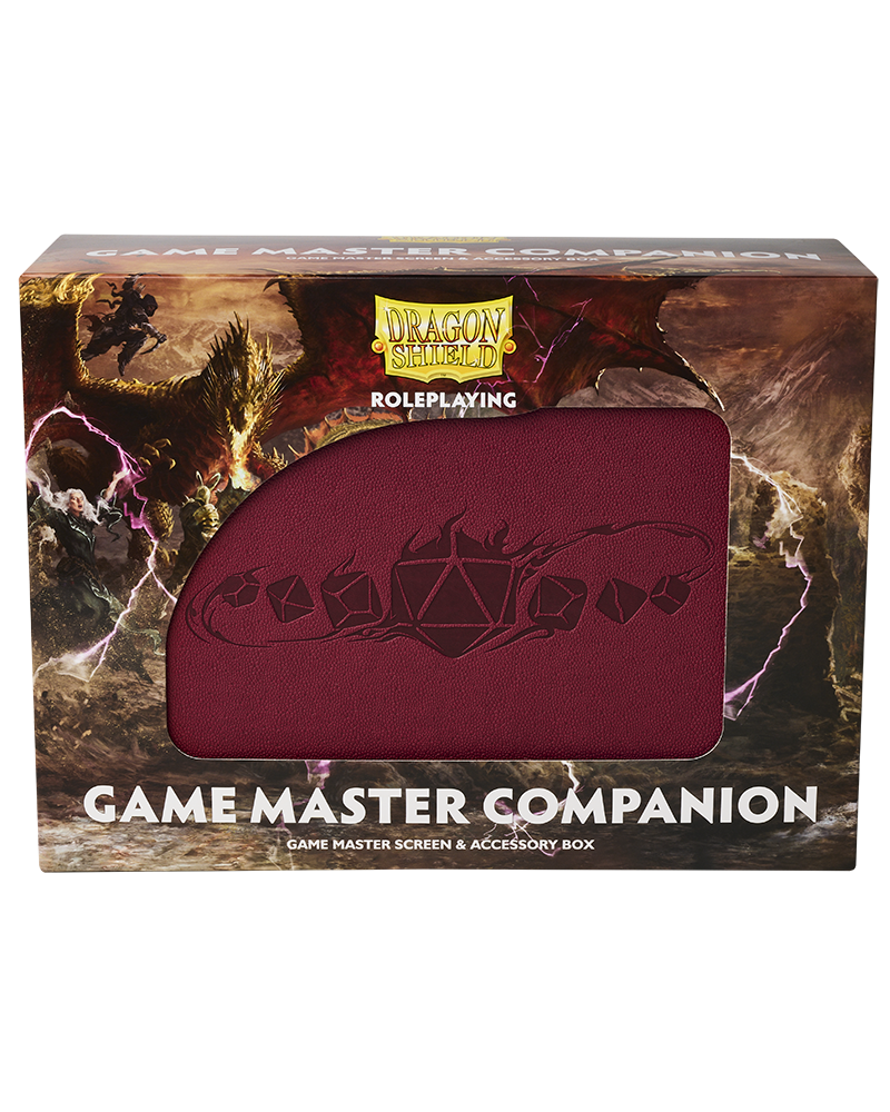 Dragon Shield Roleplaying Game Master Companion - Blood Red | Anubis Games and Hobby