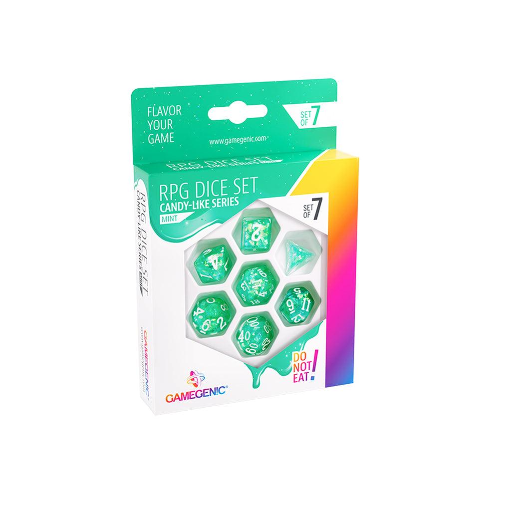 RPG Dice Set - Candy-Like Series: Mint | Anubis Games and Hobby