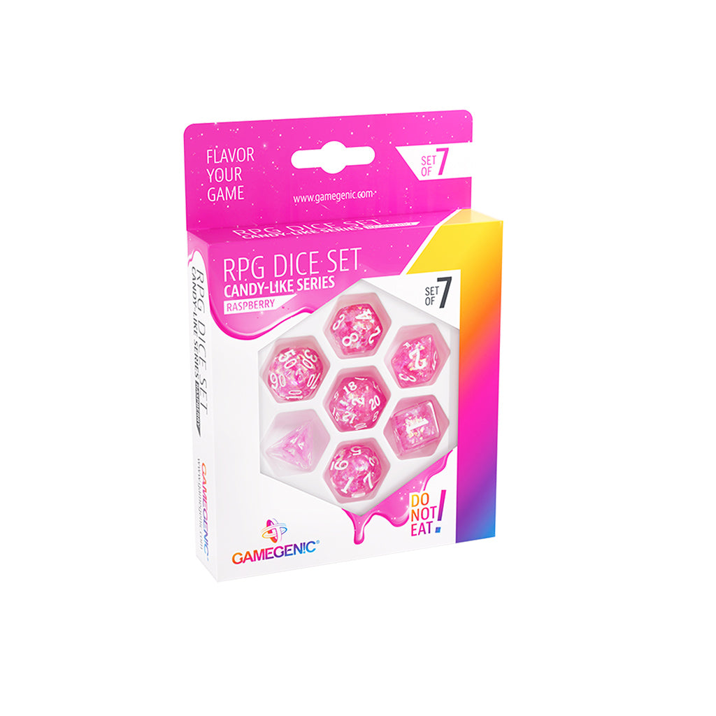 RPG Dice Set - Candy-Like Series: Raspberry | Anubis Games and Hobby