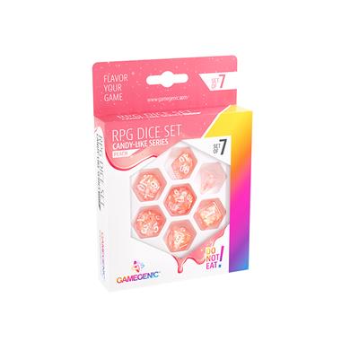 RPG Dice Set - Candy-Like Series: Peach | Anubis Games and Hobby