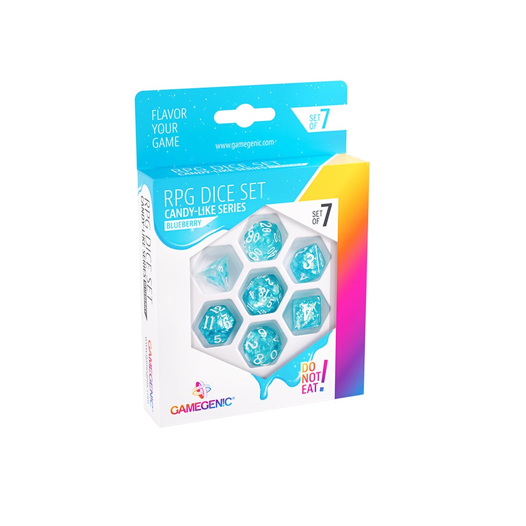RPG Dice Set - Candy-Like Series: Blueberry | Anubis Games and Hobby