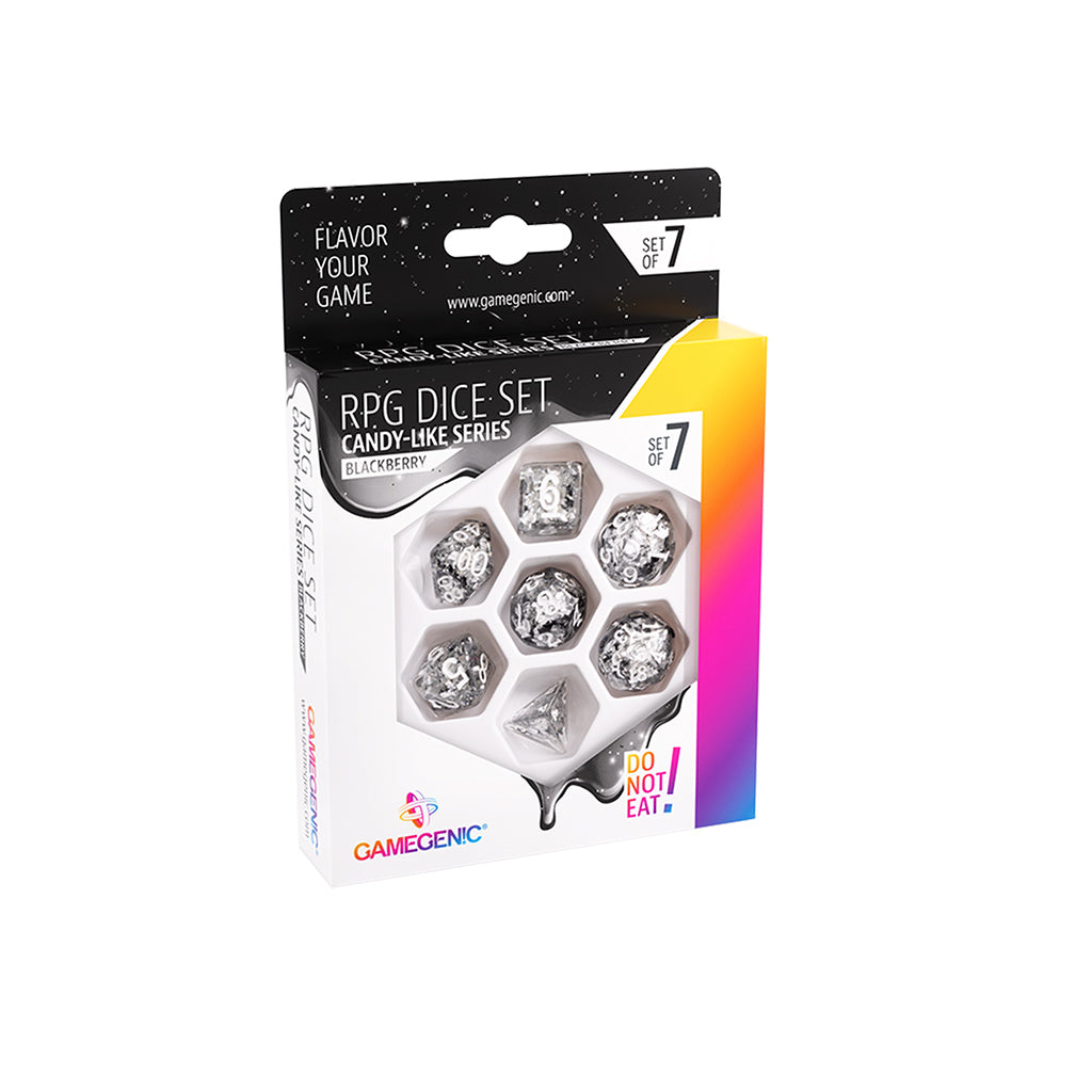 RPG Dice Set - Candy-Like Series: Blackberry | Anubis Games and Hobby