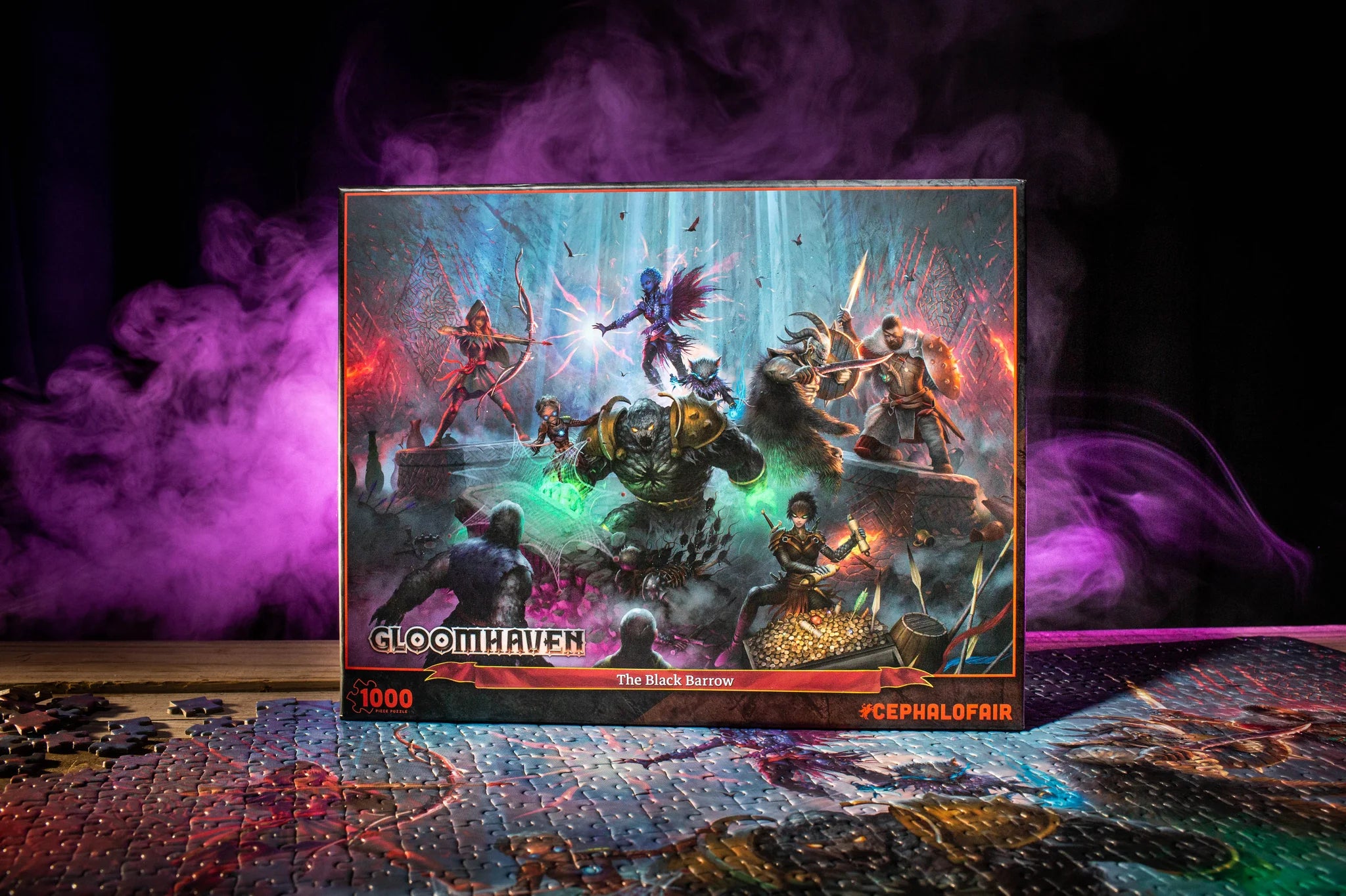 Gloomhaven 1000PC Puzzle: The Black Barrow | Anubis Games and Hobby
