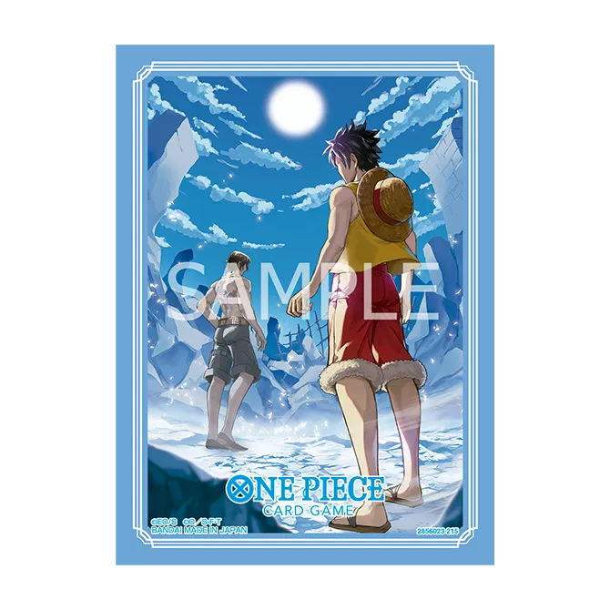 One Piece TCG Sleeves Vol. 15 - Luffy & Ace | Anubis Games and Hobby