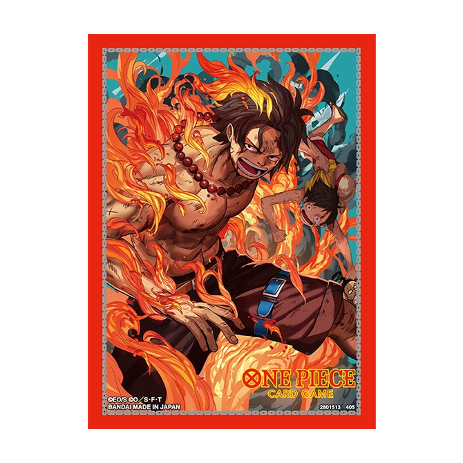 One Piece TCG Sleeves TCG+ Store Exclusive Vol. 5 - Portgas D. Ace | Anubis Games and Hobby