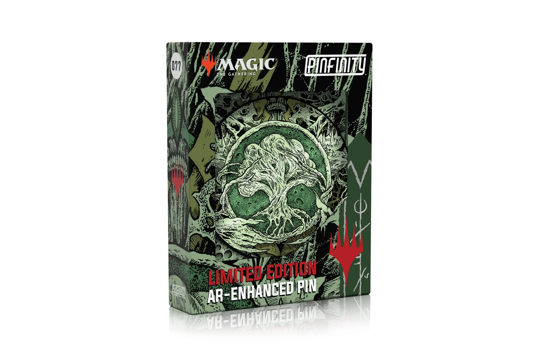 Pinfinity AR Pin - Infected Mana Symbol - Forest | Anubis Games and Hobby