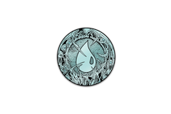 Pinfinity AR Pin - Infected Mana Symbol - Island | Anubis Games and Hobby