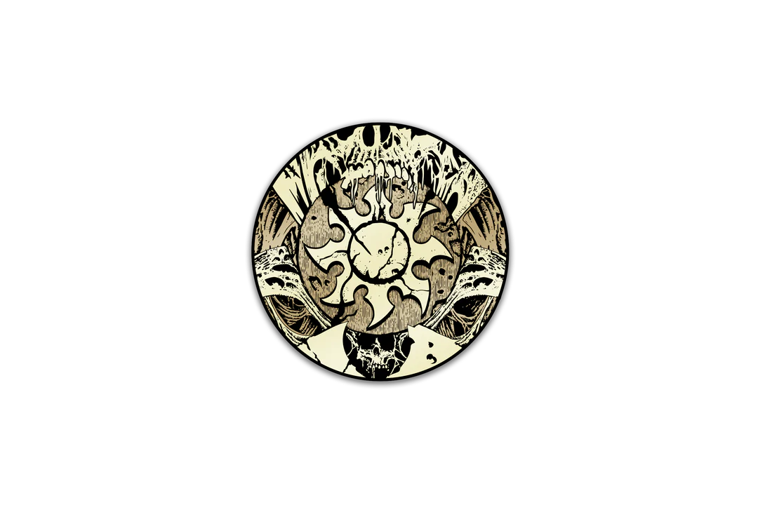 Pinfinity AR Pin - Infected Mana Symbol - Plains | Anubis Games and Hobby