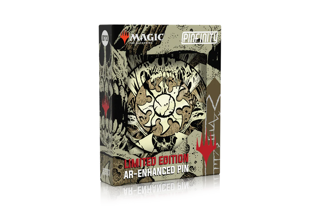 Pinfinity AR Pin - Infected Mana Symbol - Plains | Anubis Games and Hobby
