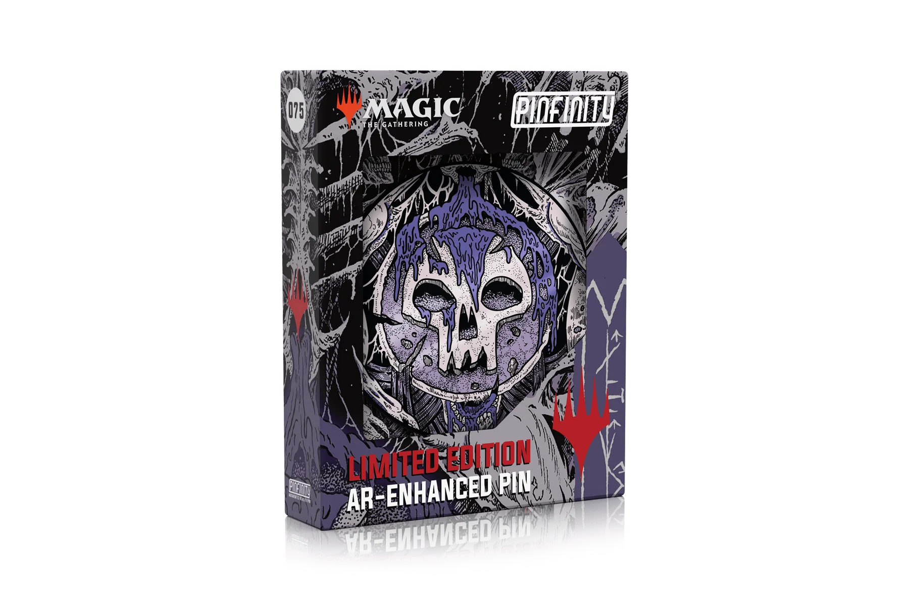 Pinfinity AR Pin - Infected Mana Symbol - Swamp | Anubis Games and Hobby