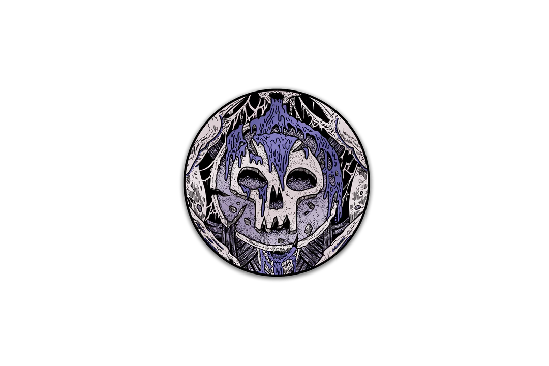 Pinfinity AR Pin - Infected Mana Symbol - Swamp | Anubis Games and Hobby