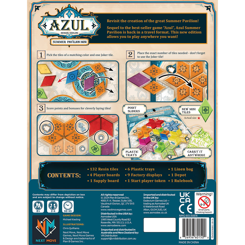 Azul: Summer Pavilion MIni | Anubis Games and Hobby