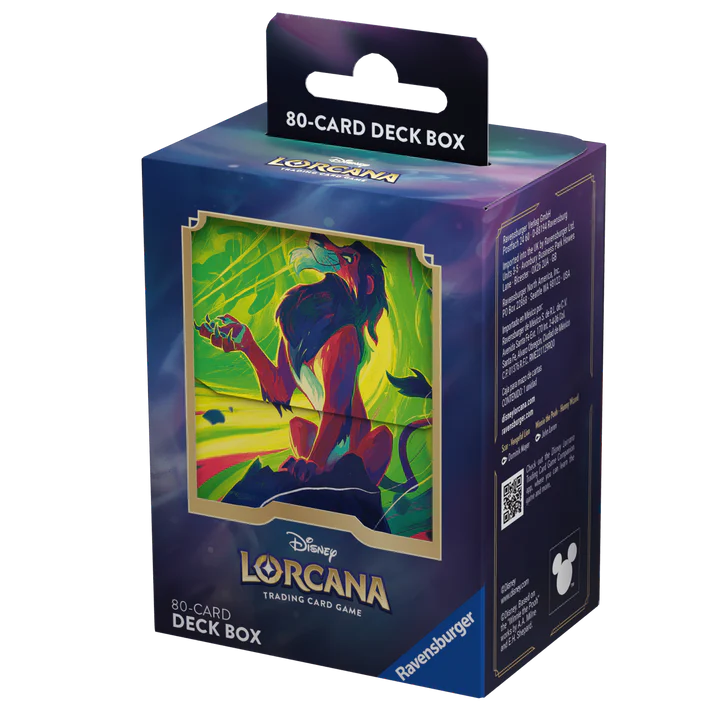 Lorcana TCG: Azurite Sea Deck Box - Scar | Anubis Games and Hobby
